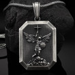 Saint Michael Archangel Pendant Necklace