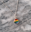 Rainbow Necklace Queer Pride LGBT
