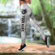 Black Horse Personalized Name Combo Leggings And Tank 176