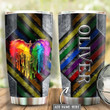 LGBT Dragon Colorful Personalized Name Stainless Steel Tumbler 129