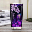 Jesus Faith Personalized Name Stainless Steel Tumbler 144