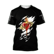 Scared Heart Of Jesus 3D All Over Printed Shirts 896