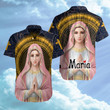 Virgin Mary 3D All Over Printed Button Shirt 120