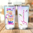 Jesus Dragonfly I Can Do All Things Personalized Name Stainless Steel Tumbler 176