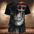 Skull Personalized Name Classic T-shirt 075