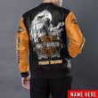 HD New Leather Bomber Jacket VD19