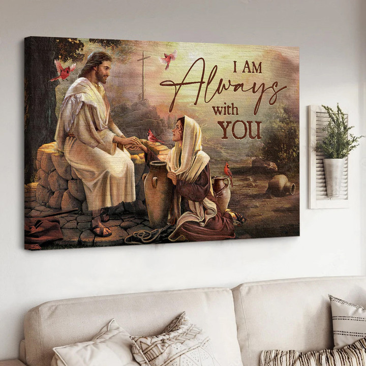 The life of Jesus, Dear Maria, I am always with you Canvas and Poster 262