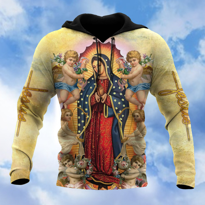 Mary Our Lady of Guadalupe 3D All Over Printed Shirts 887