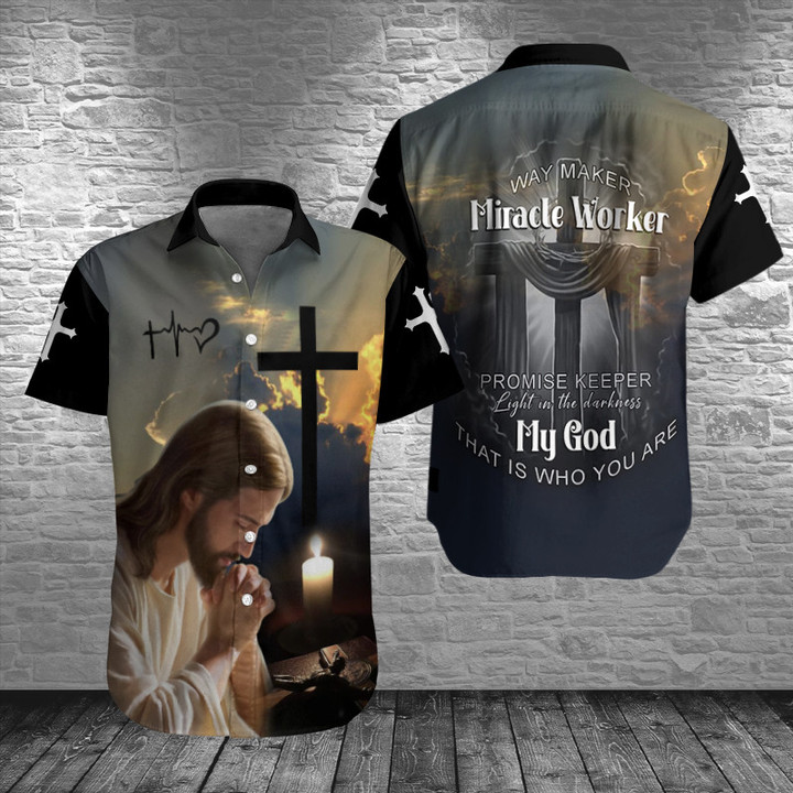Jesus Miracle Worker 3D All Over Printed Button Shirt 104