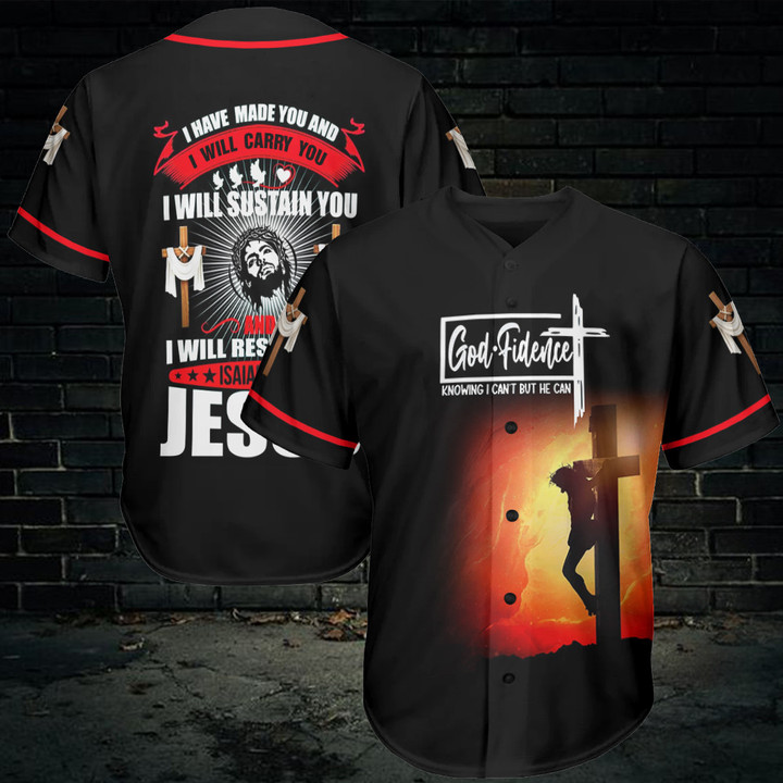 Jesus - I Will Rescue You Baseball Jersey 516