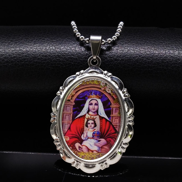 The Virgin Mary Stainless Steel Necklace DRS