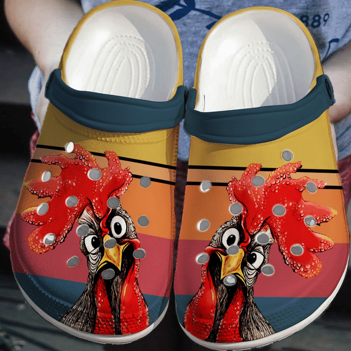 Cute rooster Clog 069