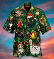Cat Christmas Haiwai Shirt