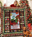 Merry Christmas Daschuch Dogs Gift For Christmas Quilt