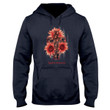 American Flag And The Cross Dyslexia Awareness EZ24 3112 Hoodie