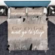 Jesus Bedding Set Give It To God And Go To Sleep