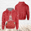 Cat Have Yourself A Meowy Little Christmas EZ25 1310 All Over Print Hoodie