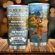 Gift For Mom From Daughter Riding Horse Tumbler So Much Of Me Is Made
