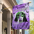 Witch Halloween Flag Warning Witch Property