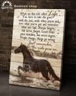 Horse Riding Canvas Wall Art While On This Ride Called Life PANCAV0005