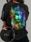 Jesus Christian Heartbeat 3D T-shirt