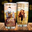 Gift For Son From Dad Horse Tumbler Farming Partner For Life