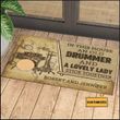 Personalized Gift For Couple Drummer Doormat In This House An Old Drummer And A Lovely Lady