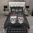 Skull King & Queen Bedding Set