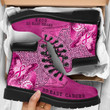 Breast Cancer Butterfly Classic Boots
