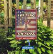 Personalized Christian American Garden Flag Stand For The Flag