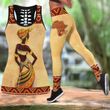 Black Girl Pride African Pattern Tank Top & Leggings