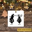 Motorcycle Son And Dad Personalized Ornament