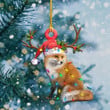 Fox Christmas Light Shape Ornament