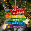 Lgbt Love Openly Be Yourself Shape Ornament