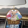 Chihuahua and Crochet 150421 two-Sided Mica Ornament
