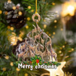 Giraffe Christmas Tree Shape Ornament PANORN0090