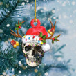 Skull Christmas Lights Shape Ornament