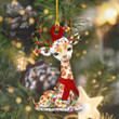 Giraffe Christmas Light Shape Ornament PANORN0044