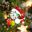 Volleyball Light Christmas Shape Ornament