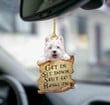 West Highland White Terrier Get in Sit down 2 sides Ornament