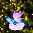 Whale and wings gift for her gift for him gift for Whale lover ornament