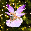 Shiba Inu and wings gift for her gift for him gift for Shiba Inu lover ornament
