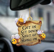 Bee get in two sided ornament