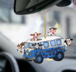 Cow peace car two sided ornament