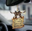 Goat get in goat lover two sided ornament