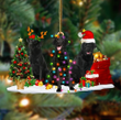 Black Labrador Retriever Christmas Ornament