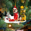 Border Terrier Christmas Ornament