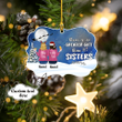 Personalized Sisters Christmas Ornament