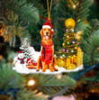 Golden Retriever Christmas Ornament 6