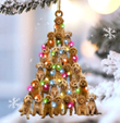 Goldendoodle Christmas Ornament 2